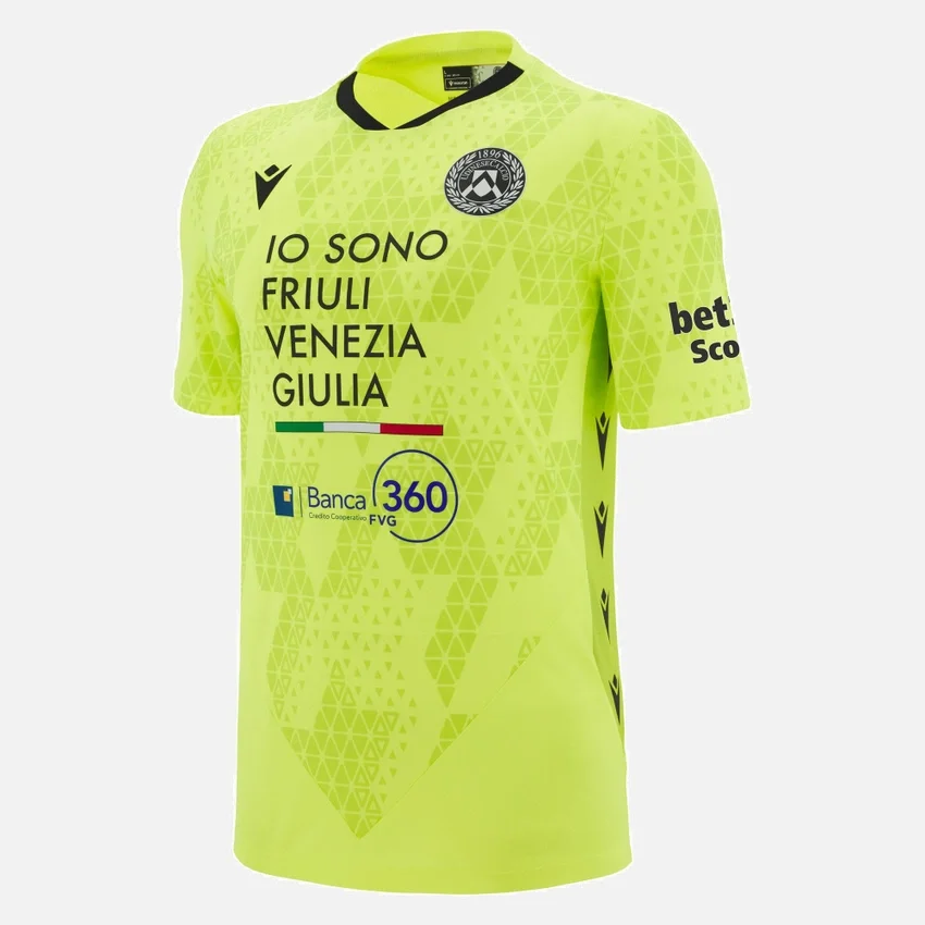 Udinese Calcio 2025/26 Heimhemd für Torhüter (Erwachsene) Udinese Calcio 2025/26 Heimhemd für Torhüter (Erwachsene)