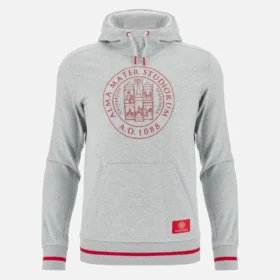 Unibo Collection Grau meliert, gebürsteter Hoodie für Senioren