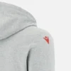 Unibo Collection Grau meliert, gebürsteter Hoodie für Senioren