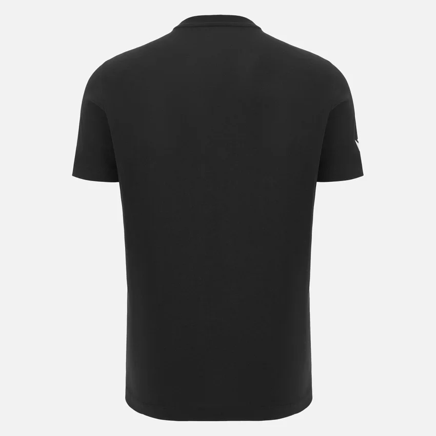 Unibo Collection Schwarzes Baumwoll-T-Shirt für Erwachsene Unibo Collection Schwarzes Baumwoll-T-Shirt für Erwachsene