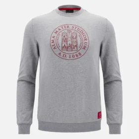 Unibo-Kollektion Grau meliert Ungebürstetes Sweatshirt mit Rundhalsausschnitt für Senioren
