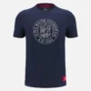 Unibo-Kollektion Navy-Baumwoll-T-Shirt für Erwachsene Unibo-Kollektion Navy-Baumwoll-T-Shirt für Erwachsene