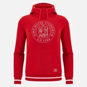 Unibo-Kollektion Roter Hoodie mit gebürsteter Innenseite für Senioren