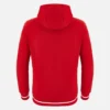 Unibo-Kollektion Roter Hoodie mit gebürsteter Innenseite für Senioren