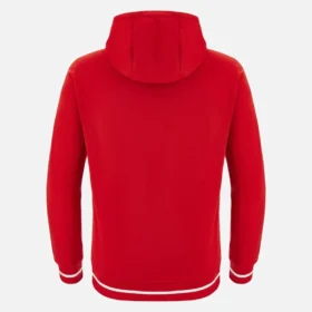 Unibo-Kollektion Roter Hoodie mit gebürsteter Innenseite für Senioren