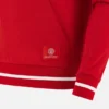 Unibo-Kollektion Roter Hoodie mit gebürsteter Innenseite für Senioren