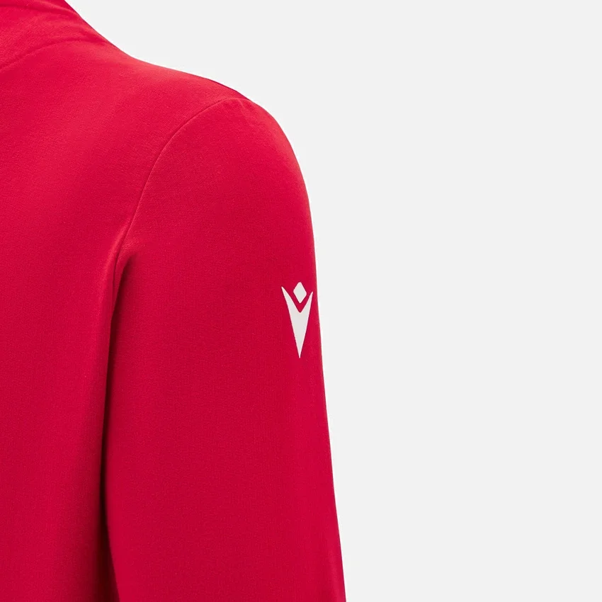 Unibo-Kollektion Rotes, ungebürstetes Sweatshirt mit Rundhalsausschnitt für Senioren Unibo-Kollektion Rotes, ungebürstetes Sweatshirt mit Rundhalsausschnitt für Senioren
