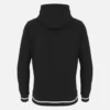 Unibo-Kollektion Schwarzer Hoodie mit gebürsteter Innenseite für Senioren