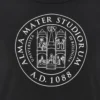 Unibo-Kollektion Schwarzer Hoodie mit gebürsteter Innenseite für Senioren