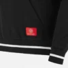 Unibo-Kollektion Schwarzer Hoodie mit gebürsteter Innenseite für Senioren