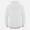 Unibo-Kollektion: Weißer Hoodie mit gebürsteter Innenseite für Senioren