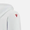 Unibo-Kollektion: Weißer Hoodie mit gebürsteter Innenseite für Senioren