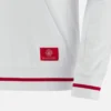 Unibo-Kollektion: Weißer Hoodie mit gebürsteter Innenseite für Senioren