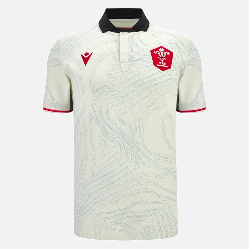 Welsh Rugby 2025/26 Auswärts-Baumwoll-Hemd Welsh Rugby 2025/26 Auswärts-Baumwoll-Hemd