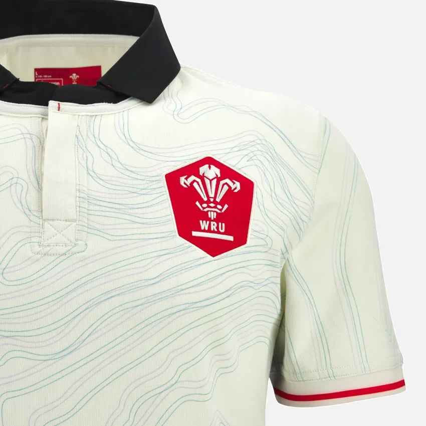 Welsh Rugby 2025/26 Auswärts-Baumwoll-Hemd Welsh Rugby 2025/26 Auswärts-Baumwoll-Hemd