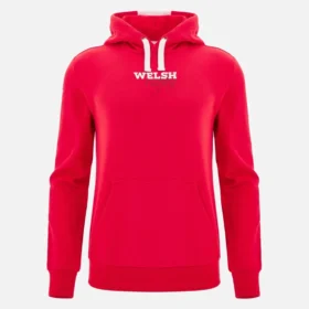 Welsh Rugby 2025/26 Roter Fan-Hoodie