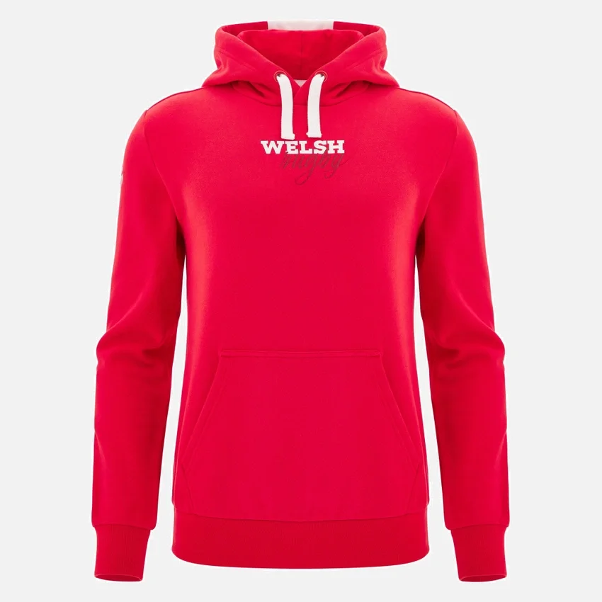 Welsh Rugby 2025/26 Roter Fan-Hoodie Welsh Rugby 2025/26 Roter Fan-Hoodie