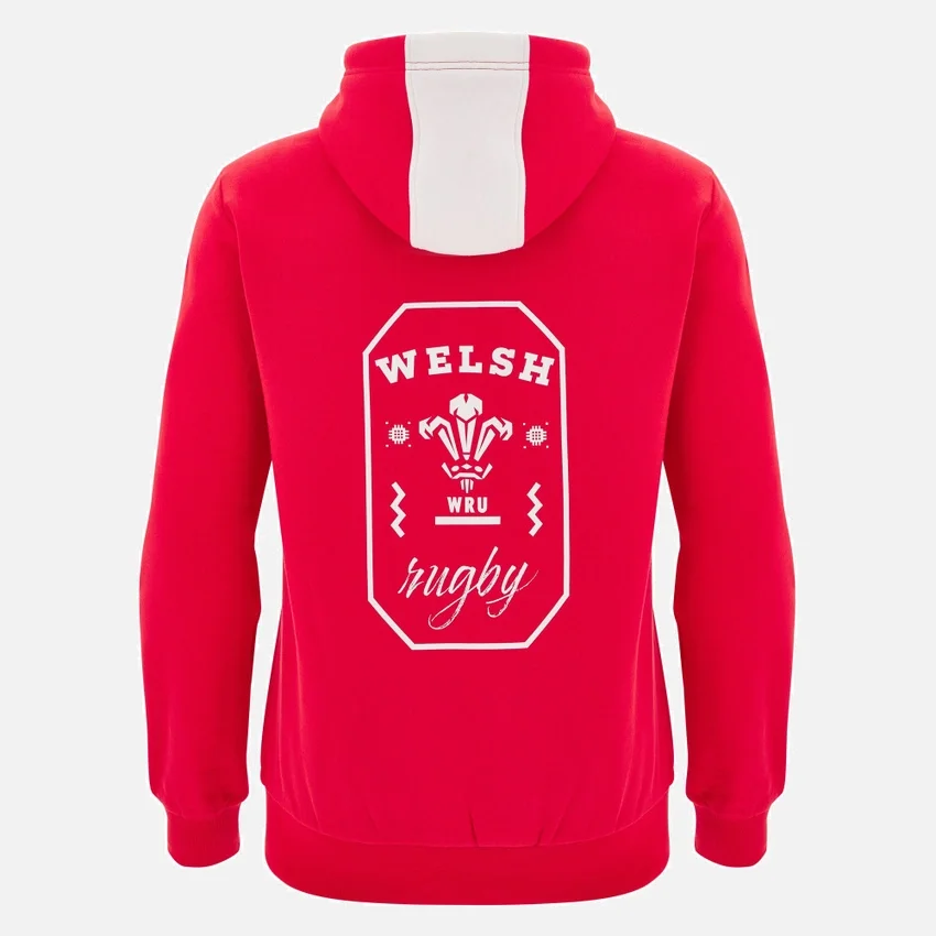 Welsh Rugby 2025/26 Roter Fan-Hoodie Welsh Rugby 2025/26 Roter Fan-Hoodie