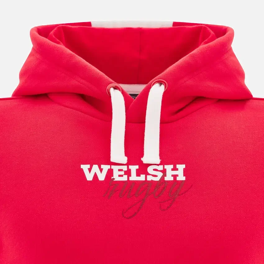 Welsh Rugby 2025/26 Roter Fan-Hoodie Welsh Rugby 2025/26 Roter Fan-Hoodie