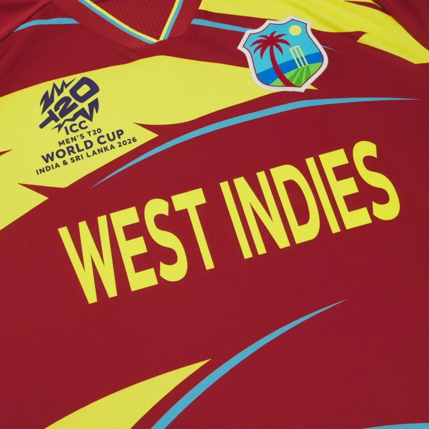 Weltmeisterschaft 2026 Westindische Cricket-T-20-Junior-Hemden Weltmeisterschaft 2026 Westindische Cricket-T-20-Junior-Hemden
