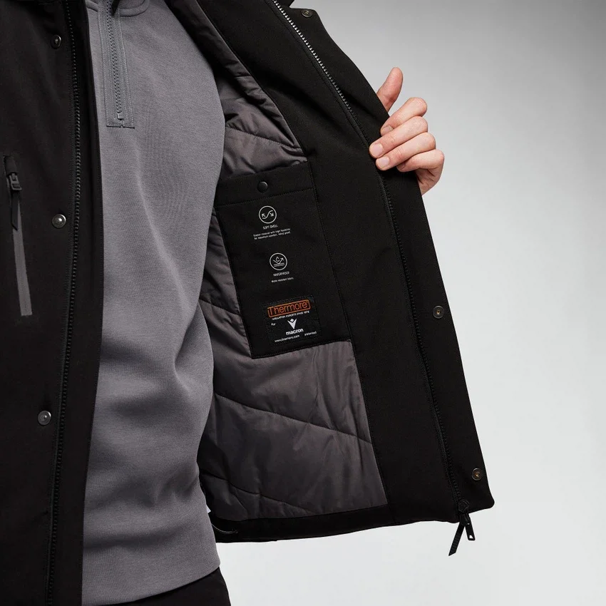 Winterfall – gefütterte, wasserdichte Jacke mit Kapuze Winterfall – gefütterte, wasserdichte Jacke mit Kapuze