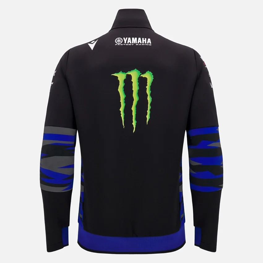 Yamaha Factory Racing 2025 Herren-Sweatshirt mit durchgehendem Reißverschluss Yamaha Factory Racing 2025 Herren-Sweatshirt mit durchgehendem Reißverschluss