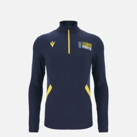 Zebre Parma 2025/26 Junior-Trainingssweatshirt mit 1/4-Reißverschluss