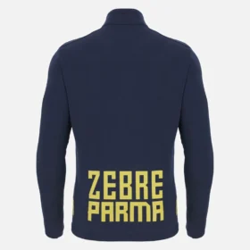 Zebre Parma 2025/26 Trainingssweatshirt für Erwachsene mit 1/4-Reißverschluss